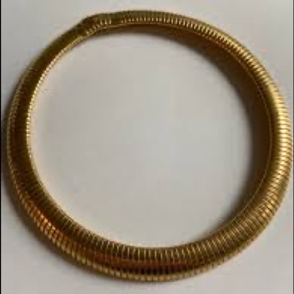 Classic Gold Omega Collar Necklace